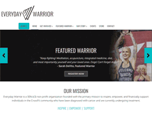 Tablet Screenshot of everyday-warrior.org